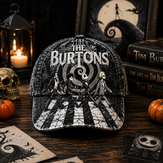 Gothic Halloween Character Collage Classic Cap