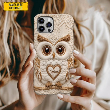 Personalized Cute Owl Phone Case