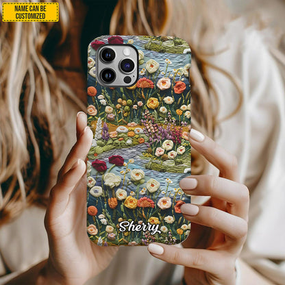 Personalized Floral Wildflower Meadow Phone Case