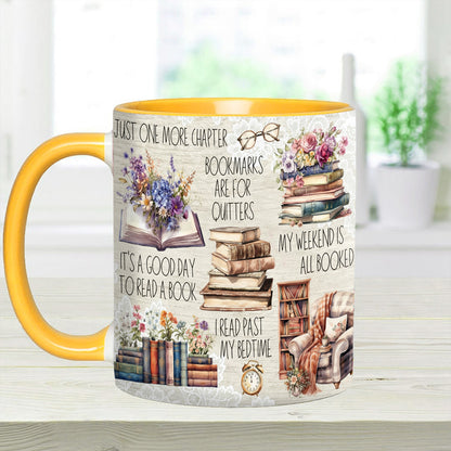 Just A Girl Who Loves Books Accent Mug