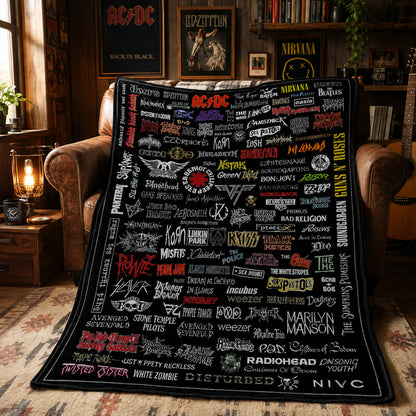 Rock Lovers - Classic Rock Legends Blanket Version 4