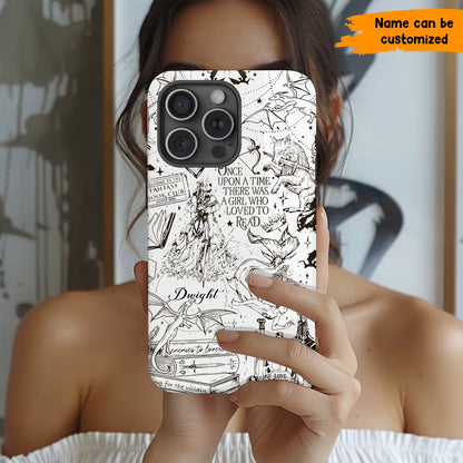 Personalized Fantasy Book Phone Case - Book Lover Gift