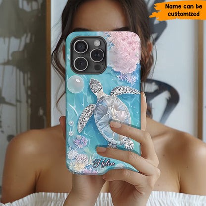 Beautiful Turtle - Personalized Turtle Phone Case