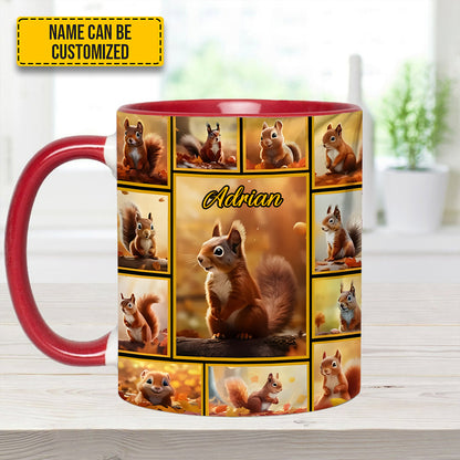 Squirrel Collection - Personalized Accent Mug