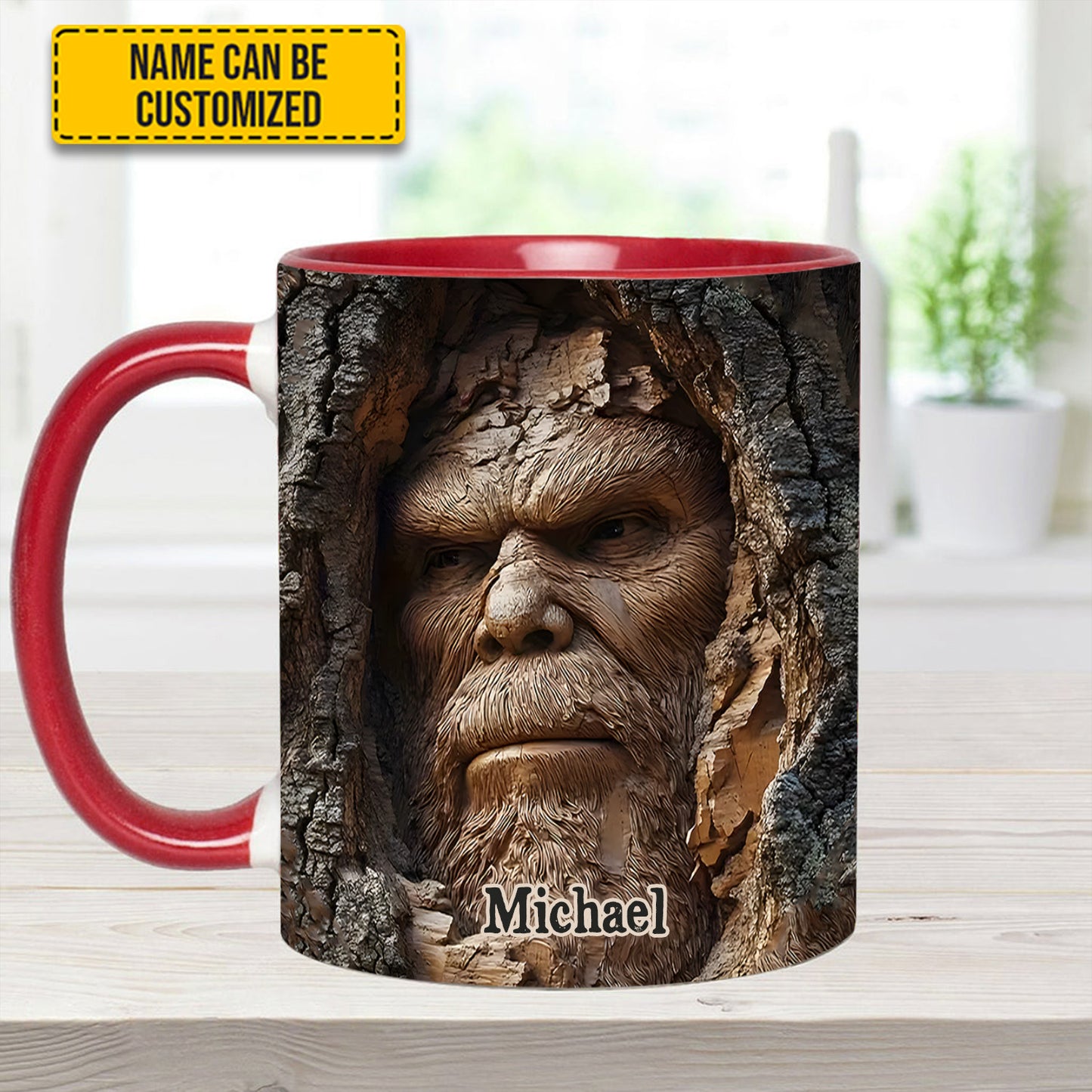 Forest Guardian – Personalized Bigfoot Accent Mug