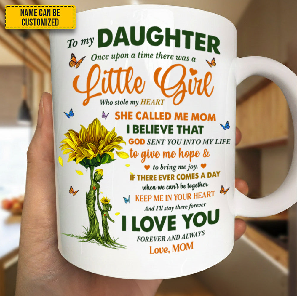To My Daughter – Personalized Love Message Mug from Mom