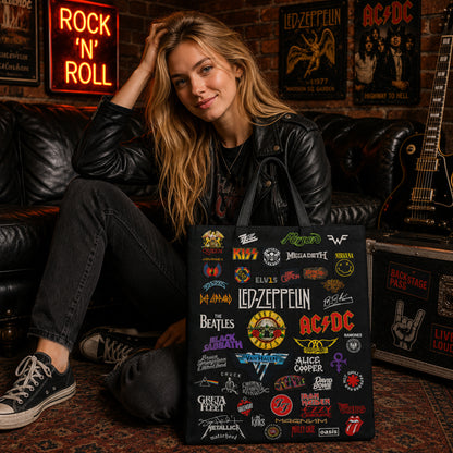 Rock Lovers - Classic Rock  Legends Editions Tote Bag Version 3