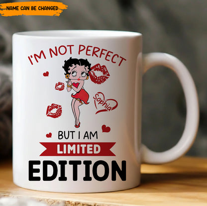 I'm Not Perfect But I Am Limited Edition - Personalized White Mug