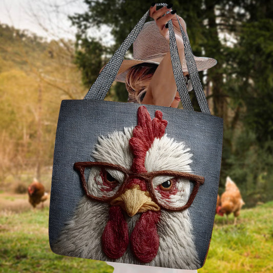 Funny Chicken Tote Bag