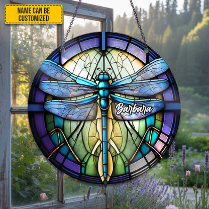 Dragonfies Acrylic Ornament - Personalized Acrylic Window Hanging