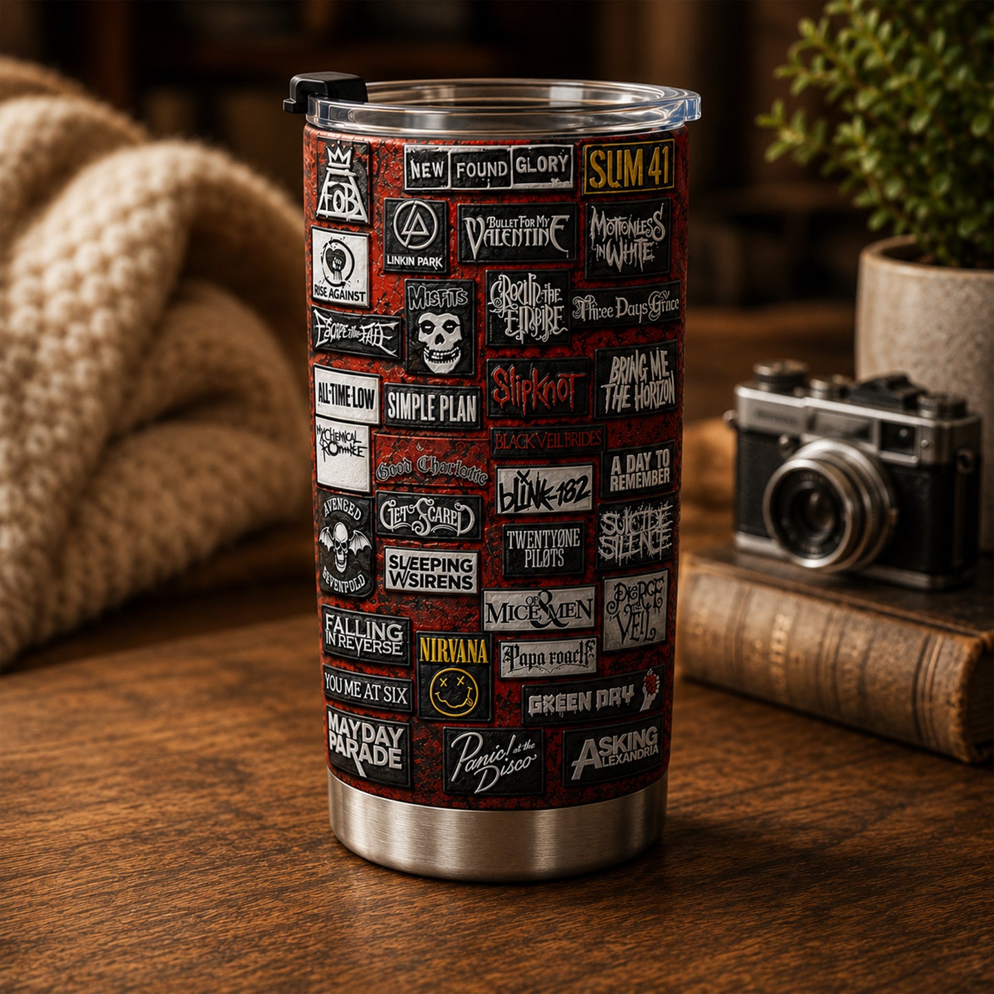 Rock Lovers - Classic Rock Legends Tumbler Version 3