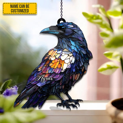 Silent Raven - Personalized Acrylic Window