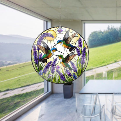 Hummingbird Acrylic Window Hanging