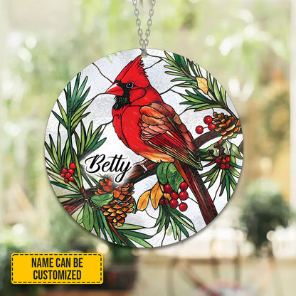 Cardinal From Heaven – Personalized Cardinal Acrylic Window