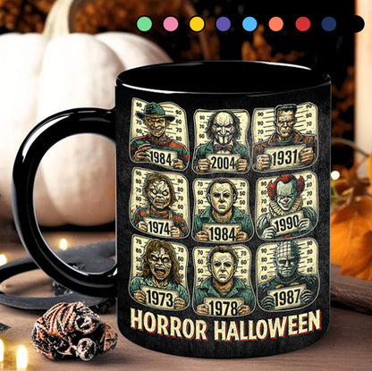 Horror Icons Collection Black Mug
