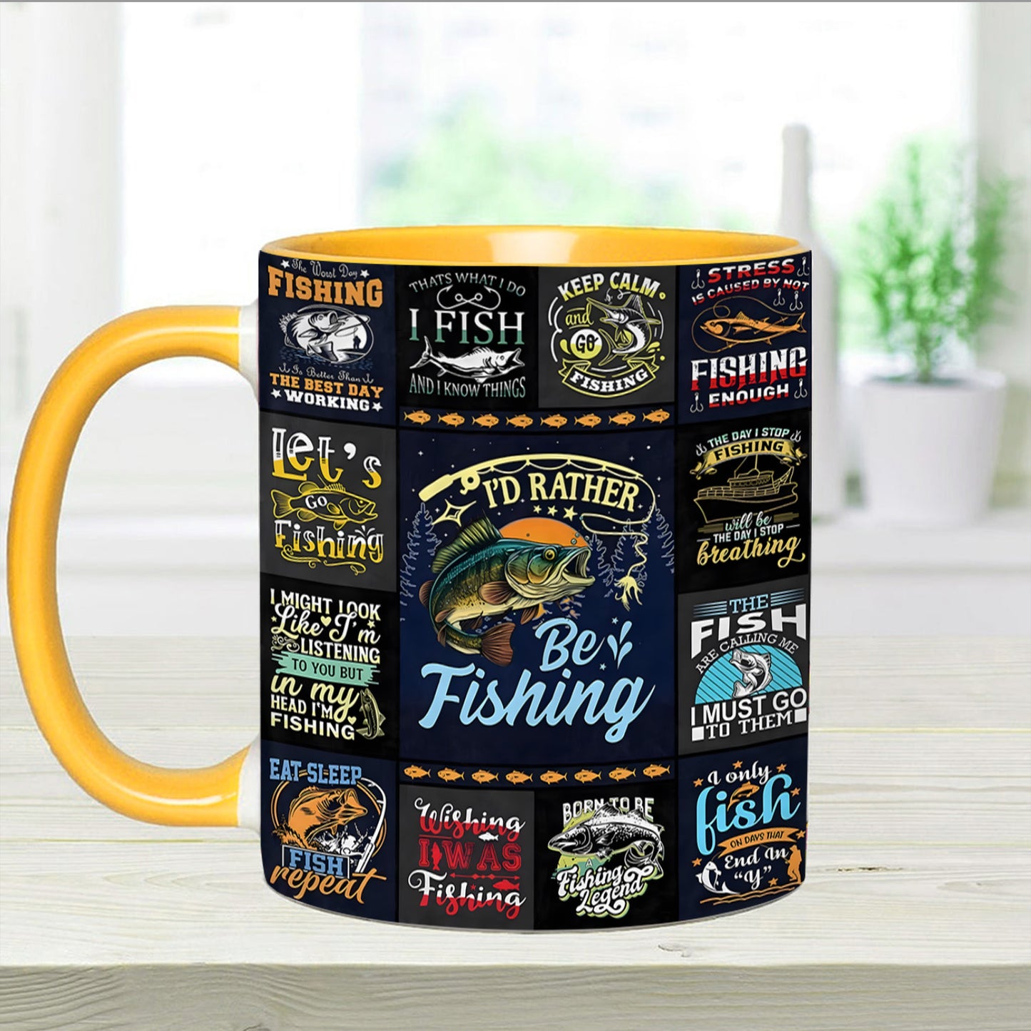 Fishing Collection Accent Mug