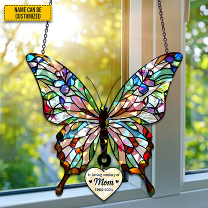 Personalized Butterfly Memorial Acrylic Window Hologram