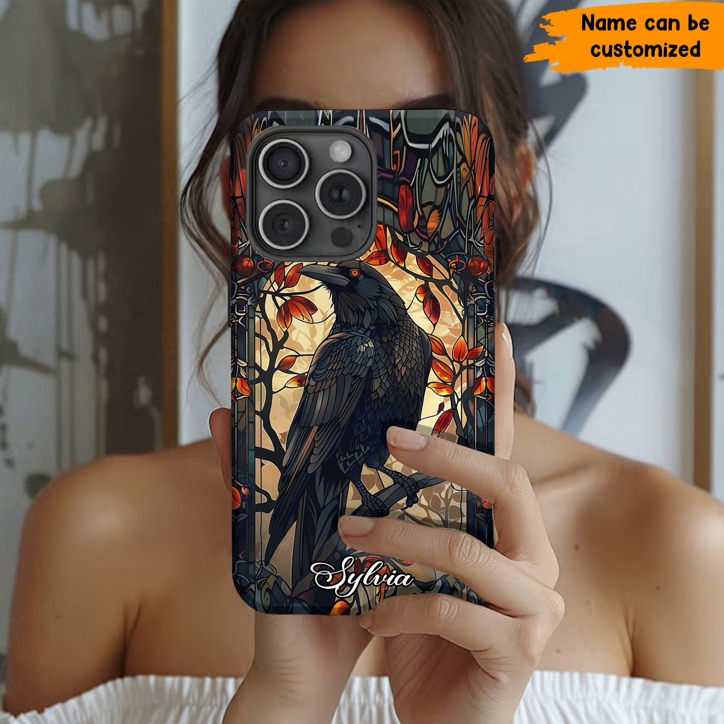 Personalized Raven Phone Case