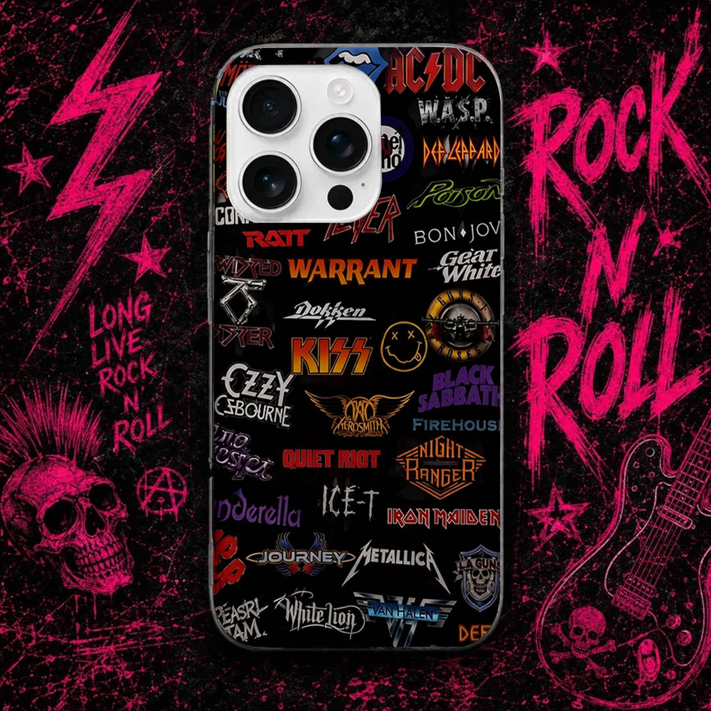 Rock Lovers - Classic Rock Legends Phone Case