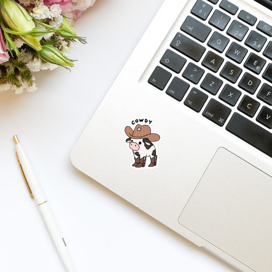 Cowdy Cow Sticker