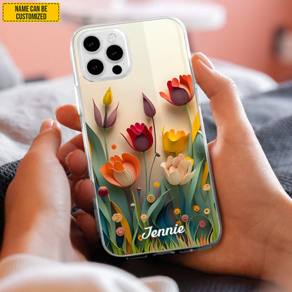 Love Flowers - Personalized Phone Case