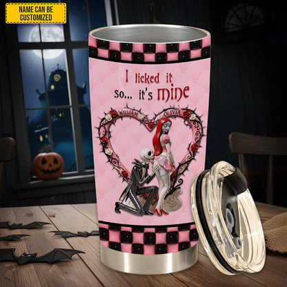 Personalized Gothic Couple Tumbler