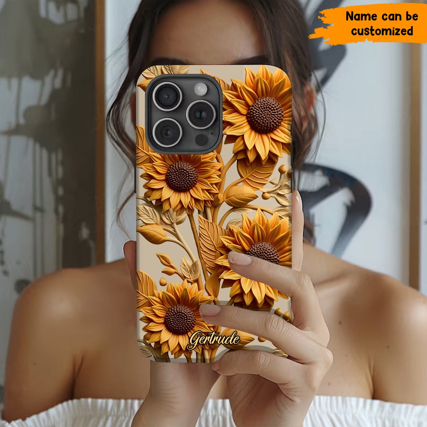 Sunflower Phone Case - Personalized Phone Case