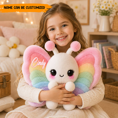 Personalized Colorfull Butterfly Shaped Pillow