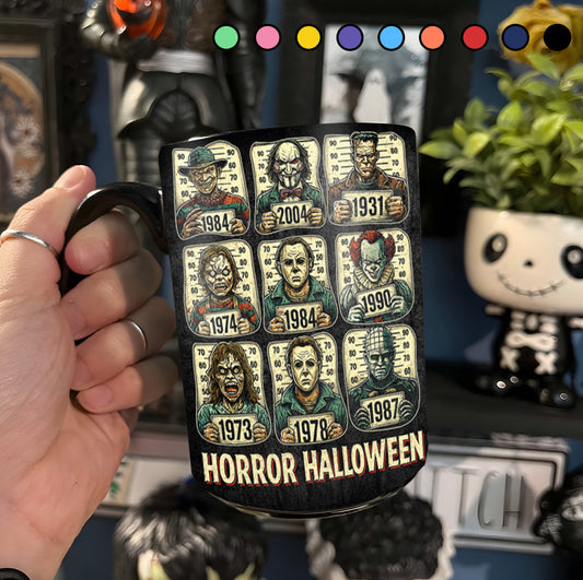 Horror Icons Collection Black Mug
