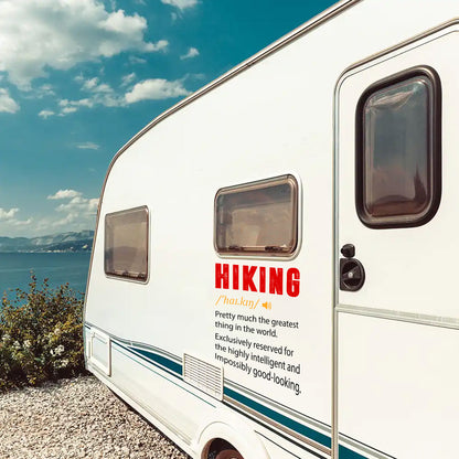 Hiking Definition Decal, Decor Decal