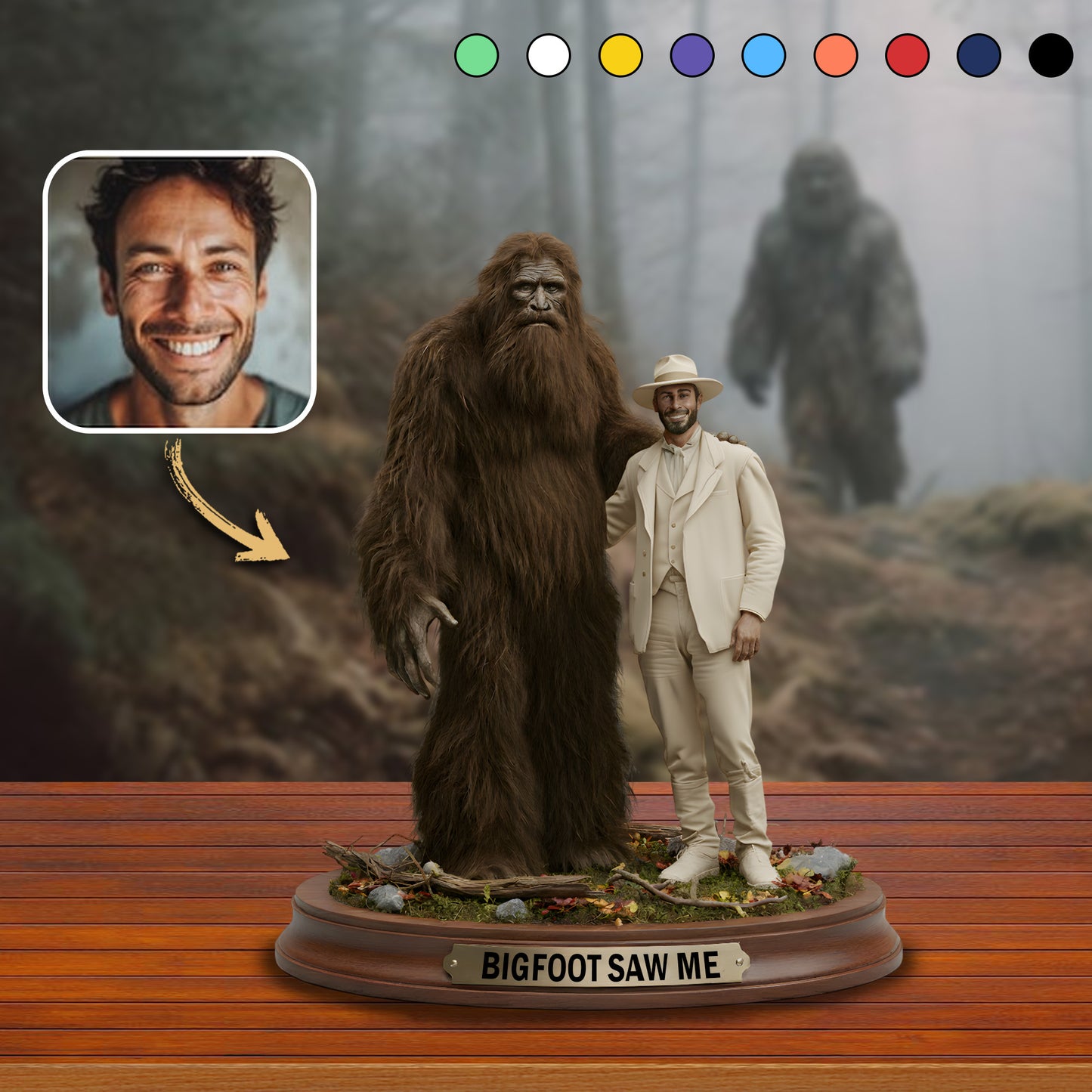 My Hairy Bestie – Personalized Best Friend Acrylic Plaque