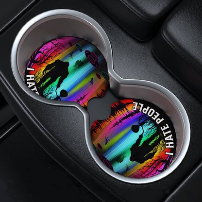 "I Hate People" Bigfoot With Alien Car Coaster