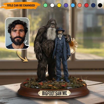 Bigfoot & Me – Personalized Best Friend Acrylic Plaque
