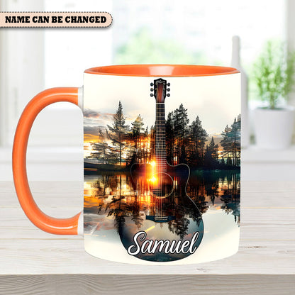 Fantasy Guitar – Personalized Guitar Accent Mug
