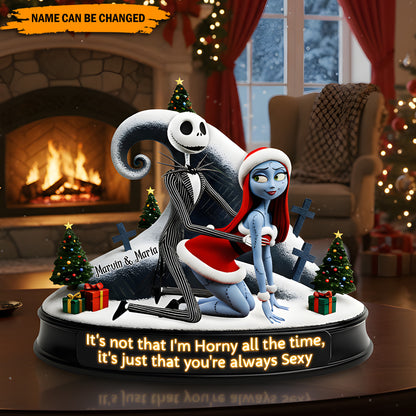 Naughty Holiday Love – Personalized Funny Couple Plaque