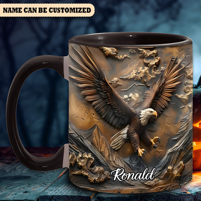 Love Eagle - Personalized Eagle Accent Mug