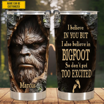 Personalized Sasquatch Face Tumbler