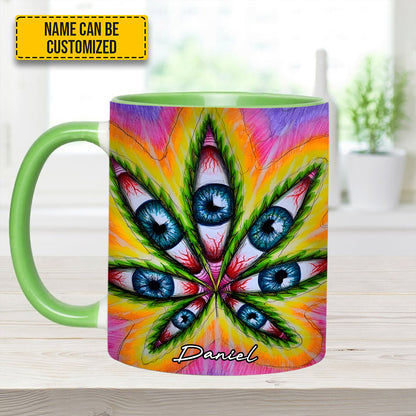 Vision Leaf – Personalized Psychedelic Accent Mug