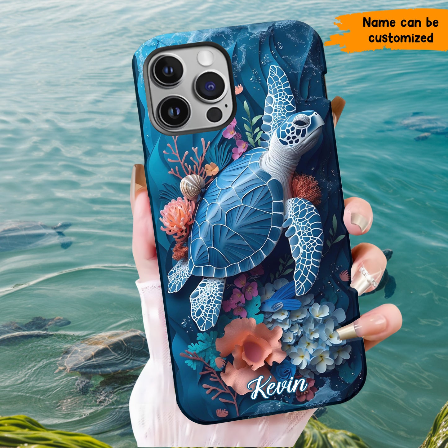 SEA TURTLES - Personalized Phone Case