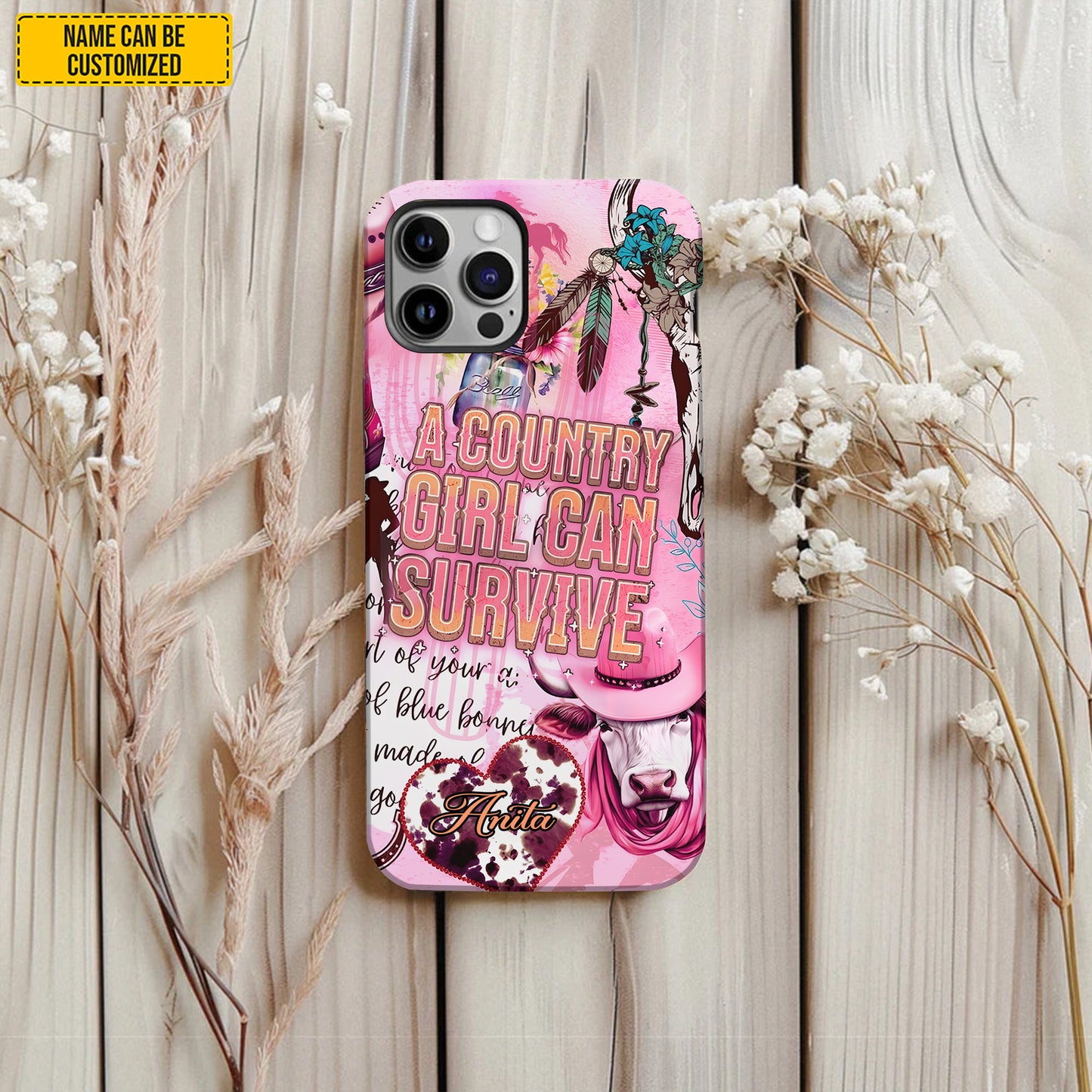 Western Cowgirl Phone Case - Personalized Phone Case