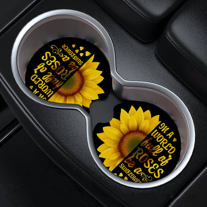 Sunflower Car Coaster