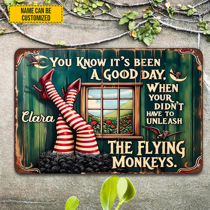 You Know It's Been A Good Day - Personalized Metal Sign