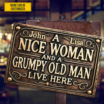 Couple Funny - Personalized Metal Sign