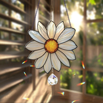 Daisy Flower Acrylic Window Hanging Decor