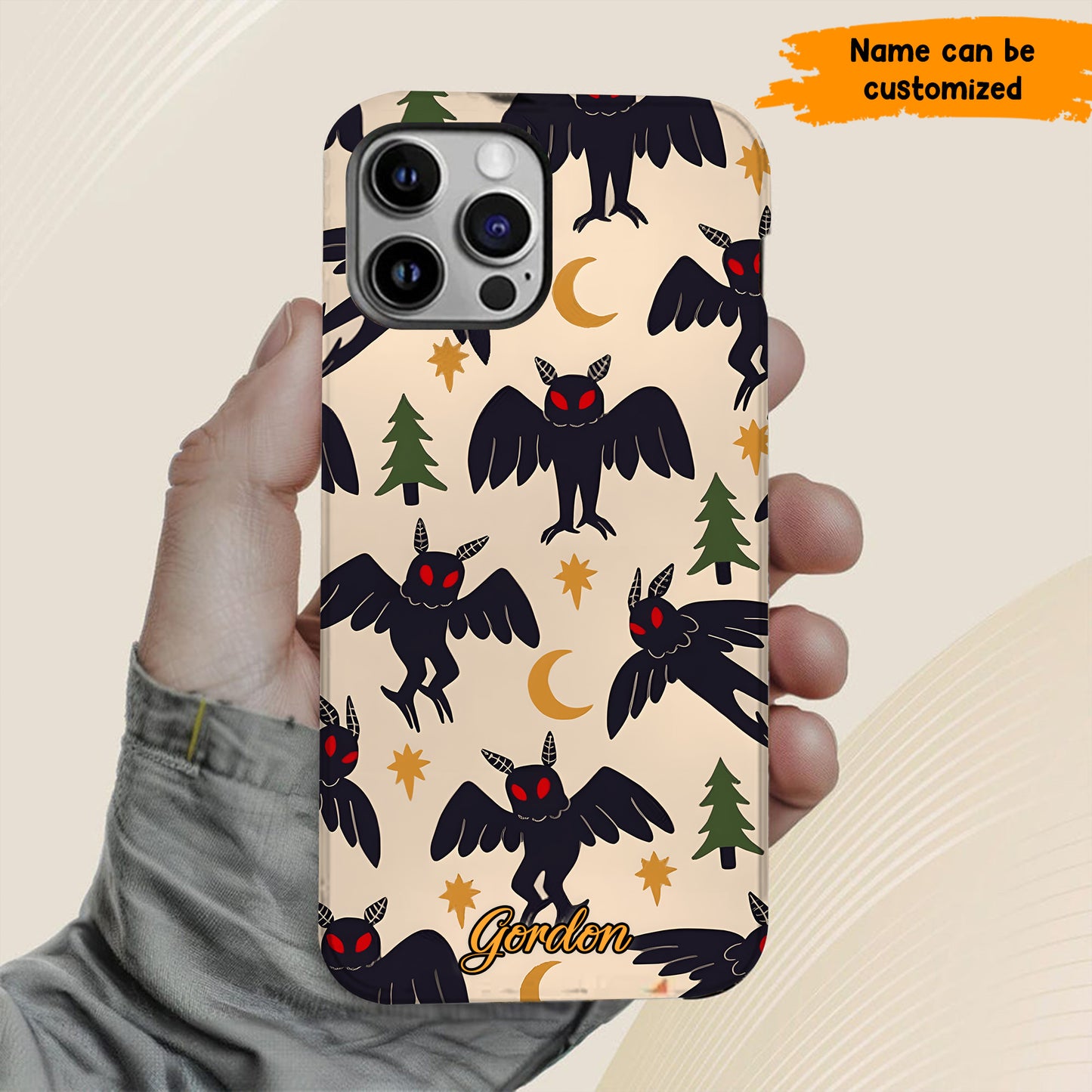Cute Mothman Pattern - Personalized Phone Case