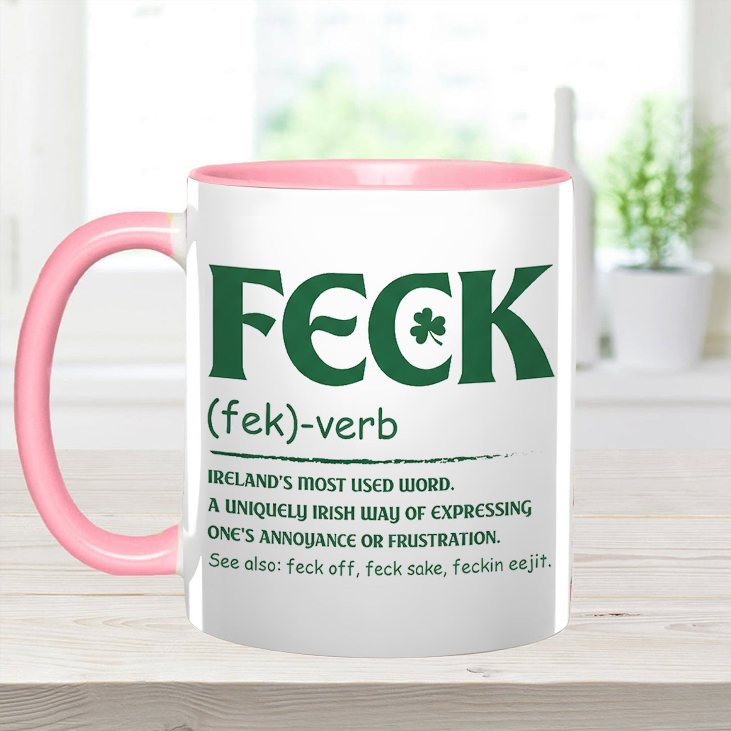 Funny Irish St. Patrick's Day - Accent Mug