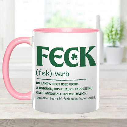 Funny Irish St. Patrick's Day - Accent Mug