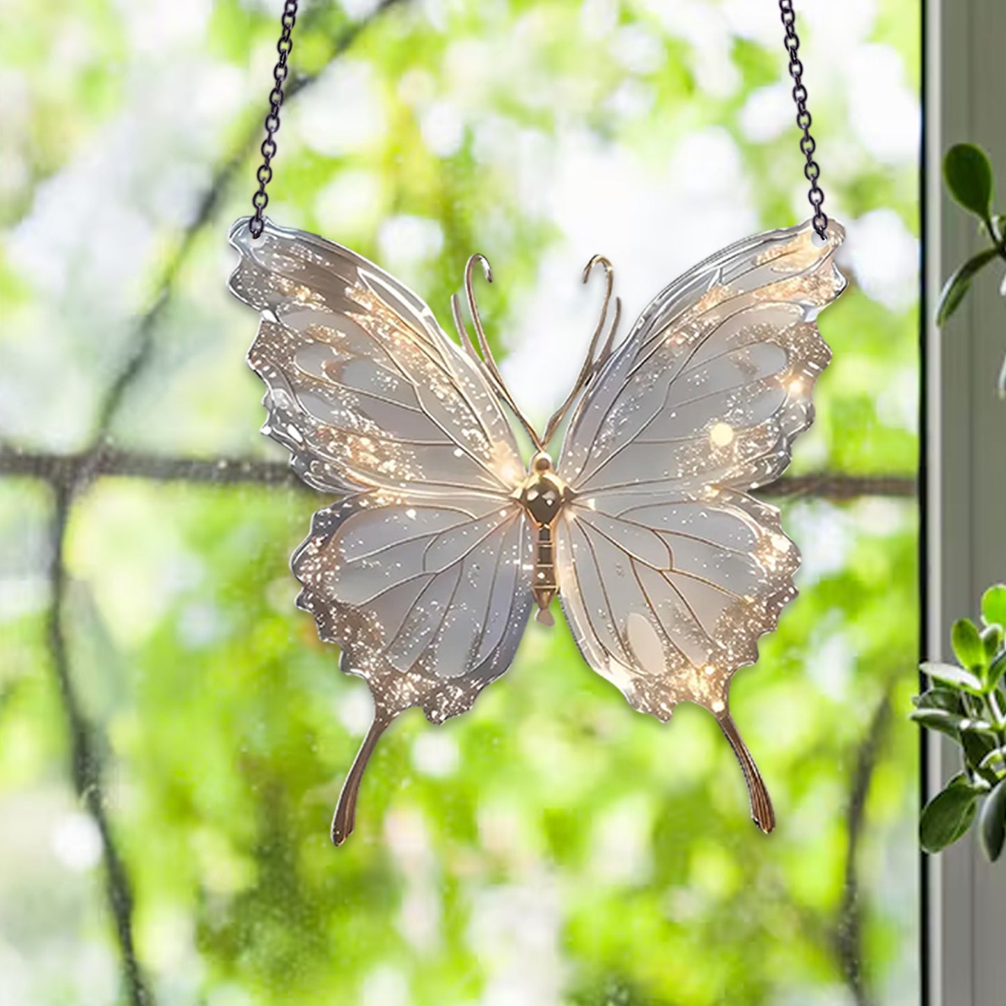 Fairy Butterfly Acrylic Window Hanging