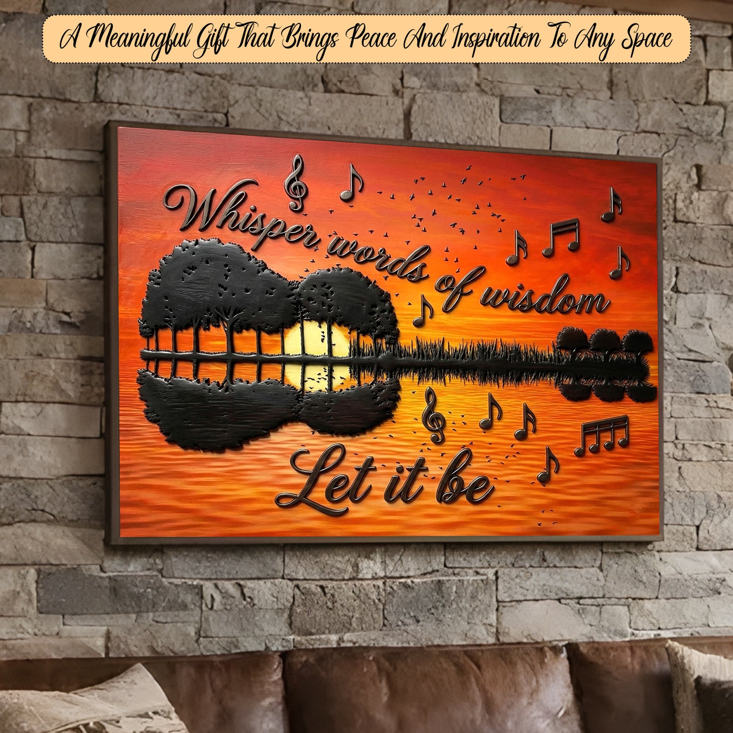 Whisper Words of Wisdom Let It Be Canvas