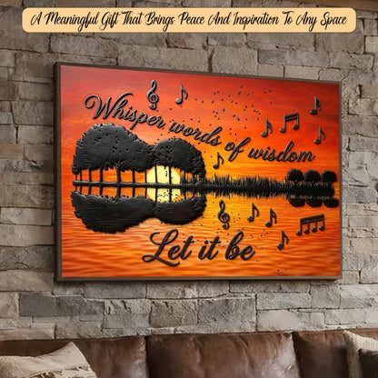 Whisper Words of Wisdom Let It Be Canvas
